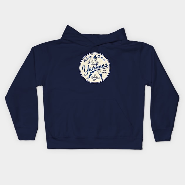 Old Style New York Yankees FULL SIZE by Buck Tee Kids Hoodie by Buck Tee